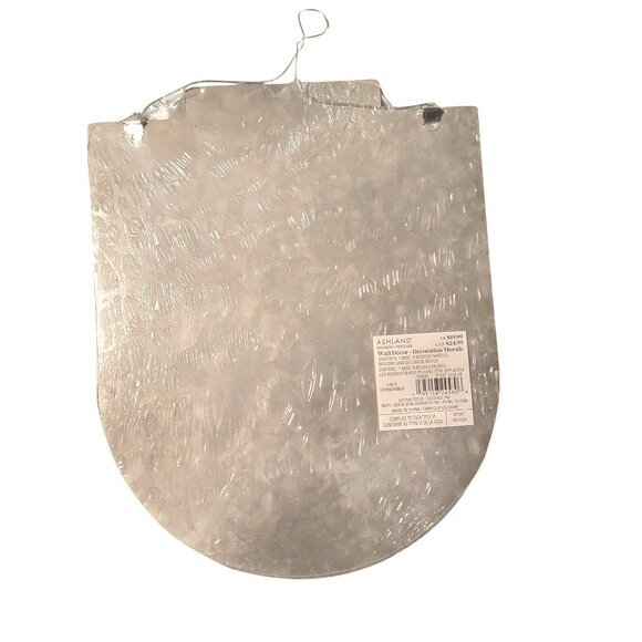 Happy Hanukkah Menorah Wall Decor By Ashland - Blue & Gold Glitter Shield Design - Picture 2 of 2